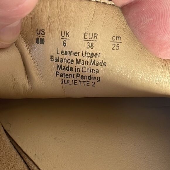 Naturalizer Juliette 2 Tan Suede Penny Loafer Flats Sz 8M - Picture 5 of 6